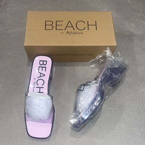 Nwt Matisse Beach lavender slipon 2” clogs - Picture 1 of 5